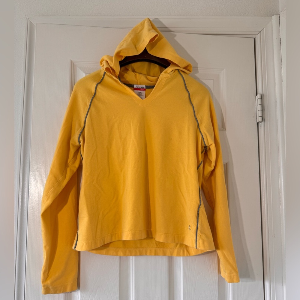 Danskin Yellow Hooded Pullover